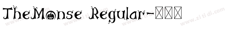TheMonse Regular字体转换
